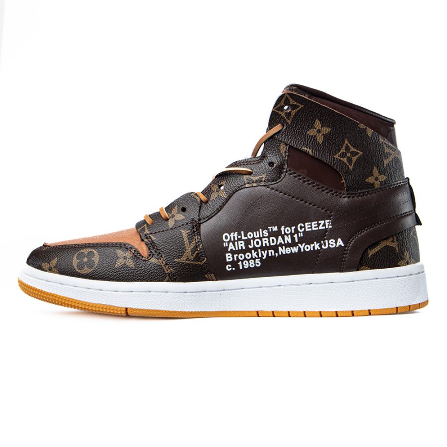 Louis Vuitton x OFF WHITE x Air Jordan 1 - Image 3