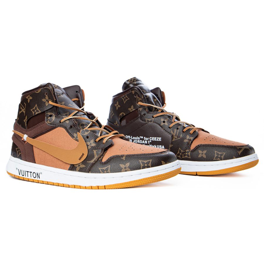 Louis Vuitton x OFF WHITE x Air Jordan 1 - Image 8
