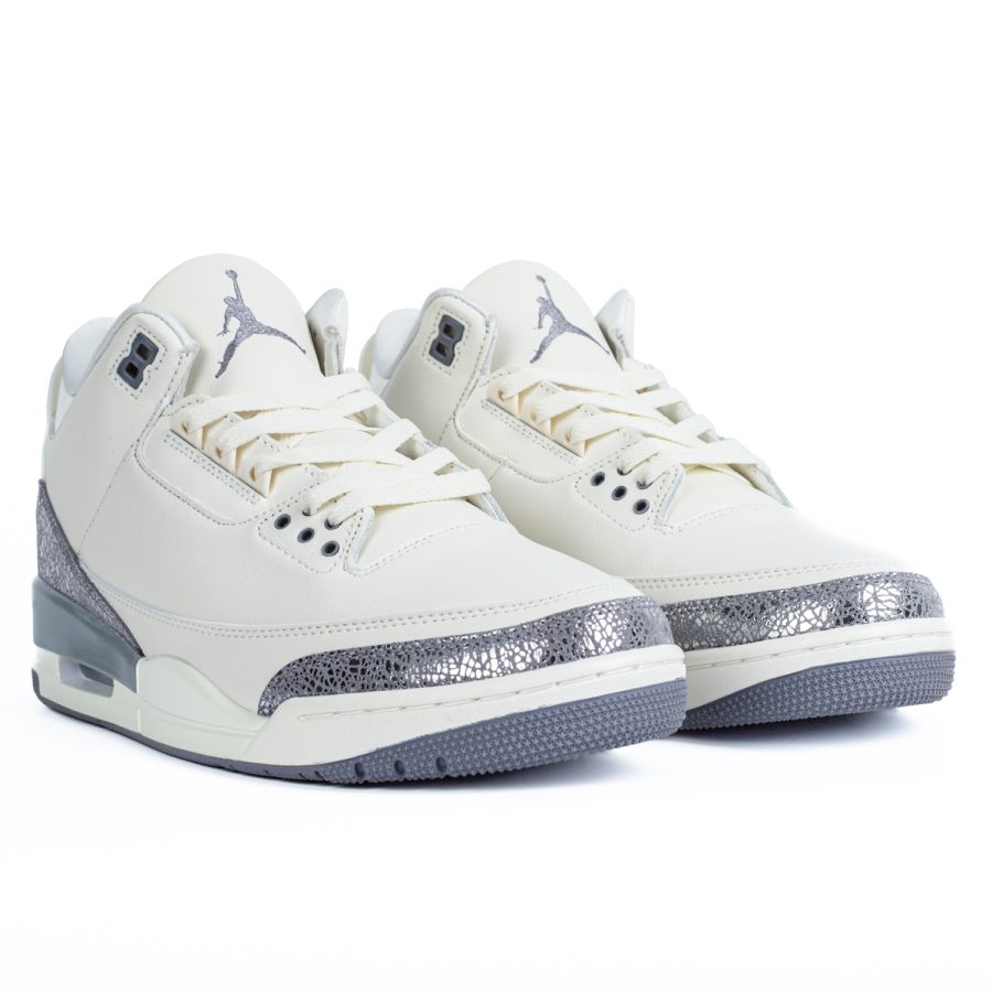 Air Jordan 3 Retro 'Sail Metallic Silver' - Image 8