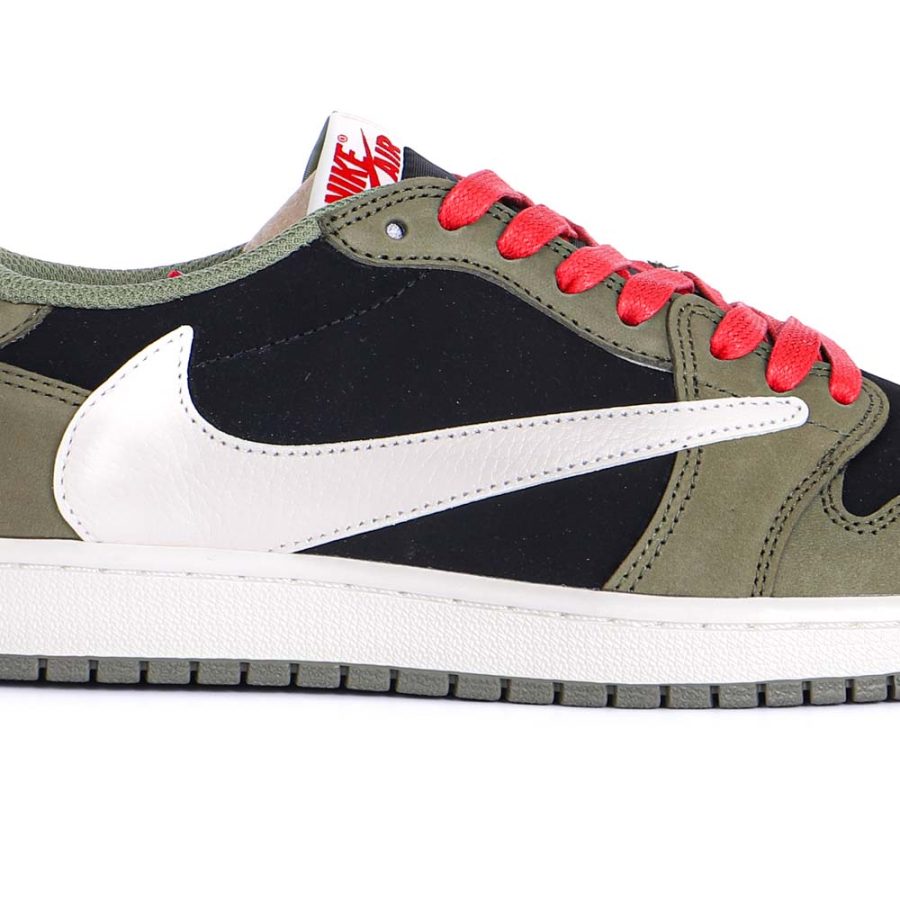 Travis Scott x Air Jordan 1 Low Dark Green - Image 2