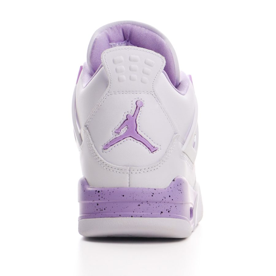 Custom Air Jordan 4 Retro 'White Purple ' - Image 7