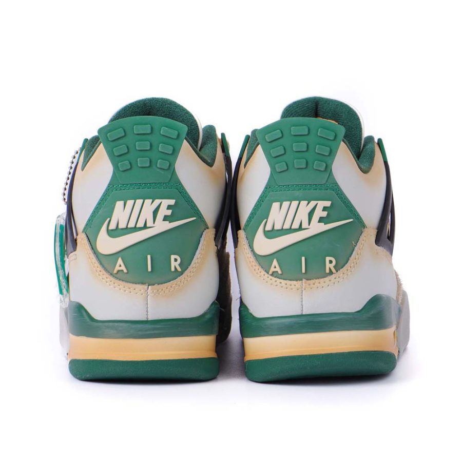 Custom Air Jordan 4 Sail Green - Image 6