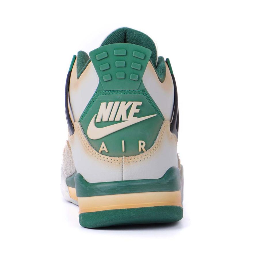 Custom Air Jordan 4 Sail Green - Image 7
