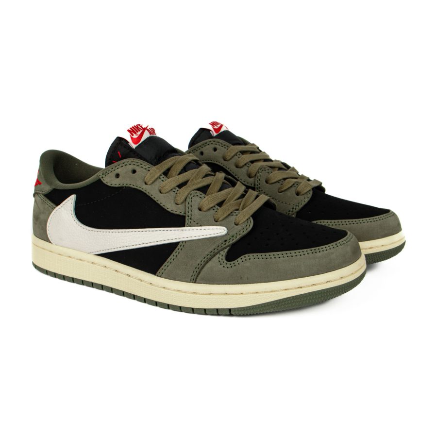 Travis Scott x Air Jordan 1 Low OG SP 'Black Olive' - Image 8