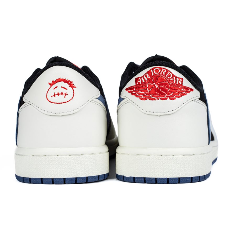 Travis Scott x Air Jordan 1 Low OG 'Black White Blue' - Image 6