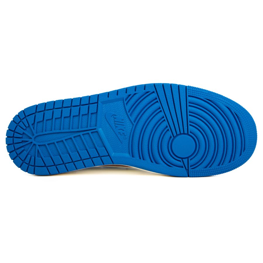 Fragment Design x Travis Scott x Air Jordan 1 Retro Low OG SP 'Sail Military Blue' - Image 4