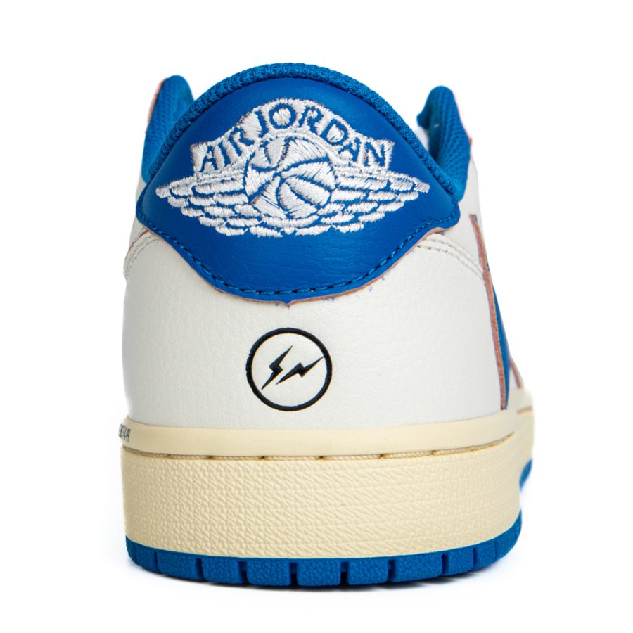 Fragment Design x Travis Scott x Air Jordan 1 Retro Low OG SP 'Sail Military Blue' - Image 7
