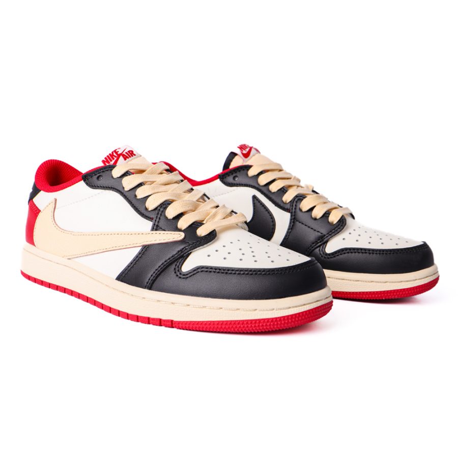 Travis Scott Air Jordan 1 Low Black Red - Image 8