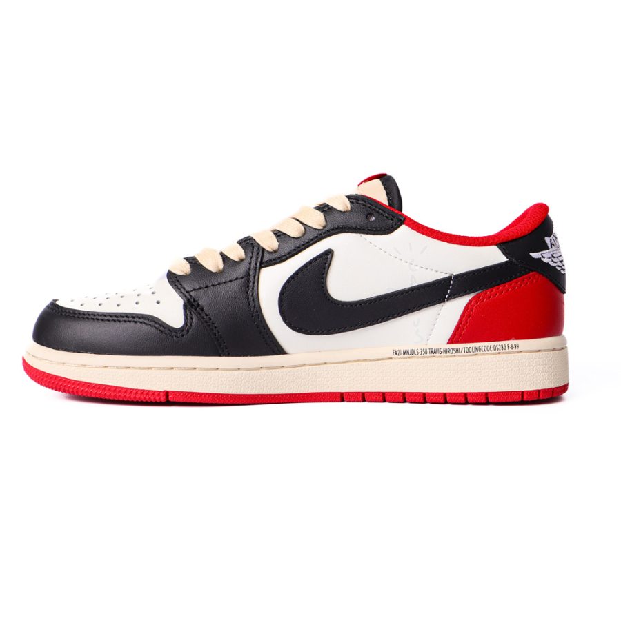 Travis Scott Air Jordan 1 Low Black Red - Image 3