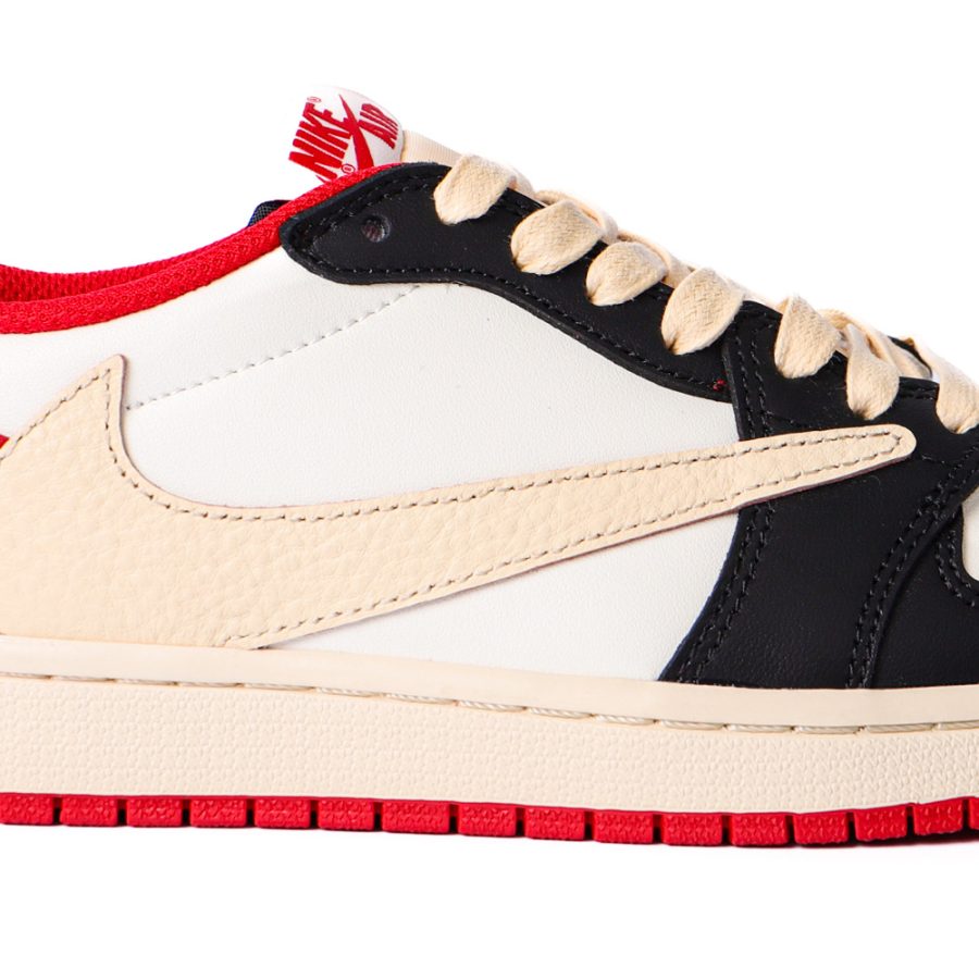 Travis Scott Air Jordan 1 Low Black Red - Image 2