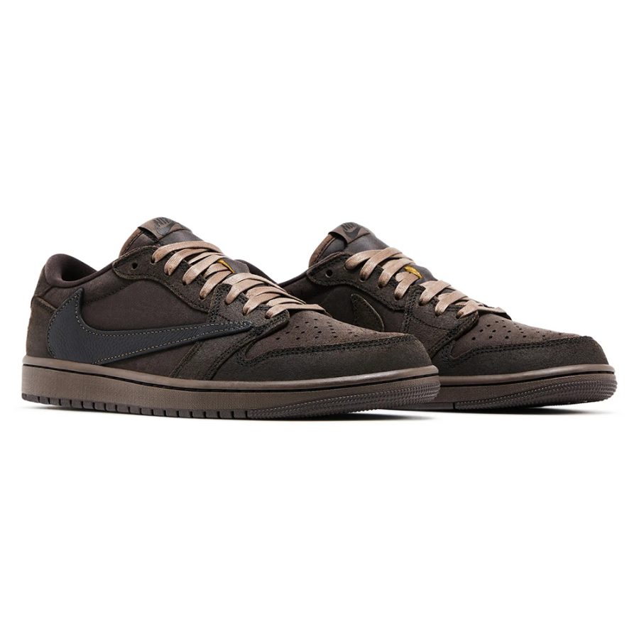 TRAVIS SCOTT X AIR JORDAN 1 LOW OG “VELVET BROWN” - Image 8