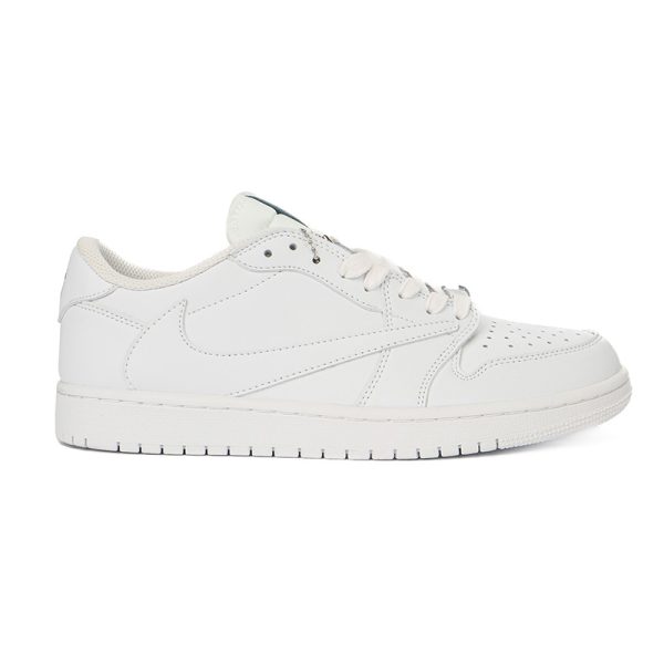 Custom Travis Scott x Air Jordan 1 Low "White Party"