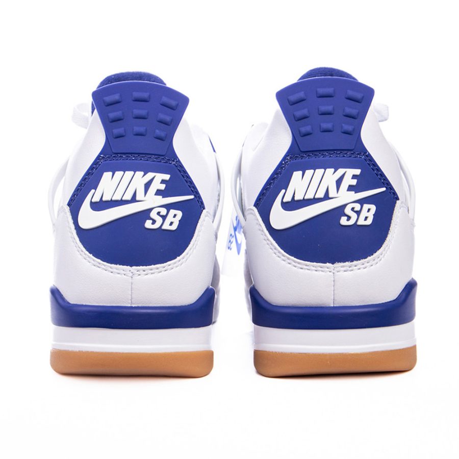 Nike SB x Air Jordan 4 "White/Navy" - Image 6