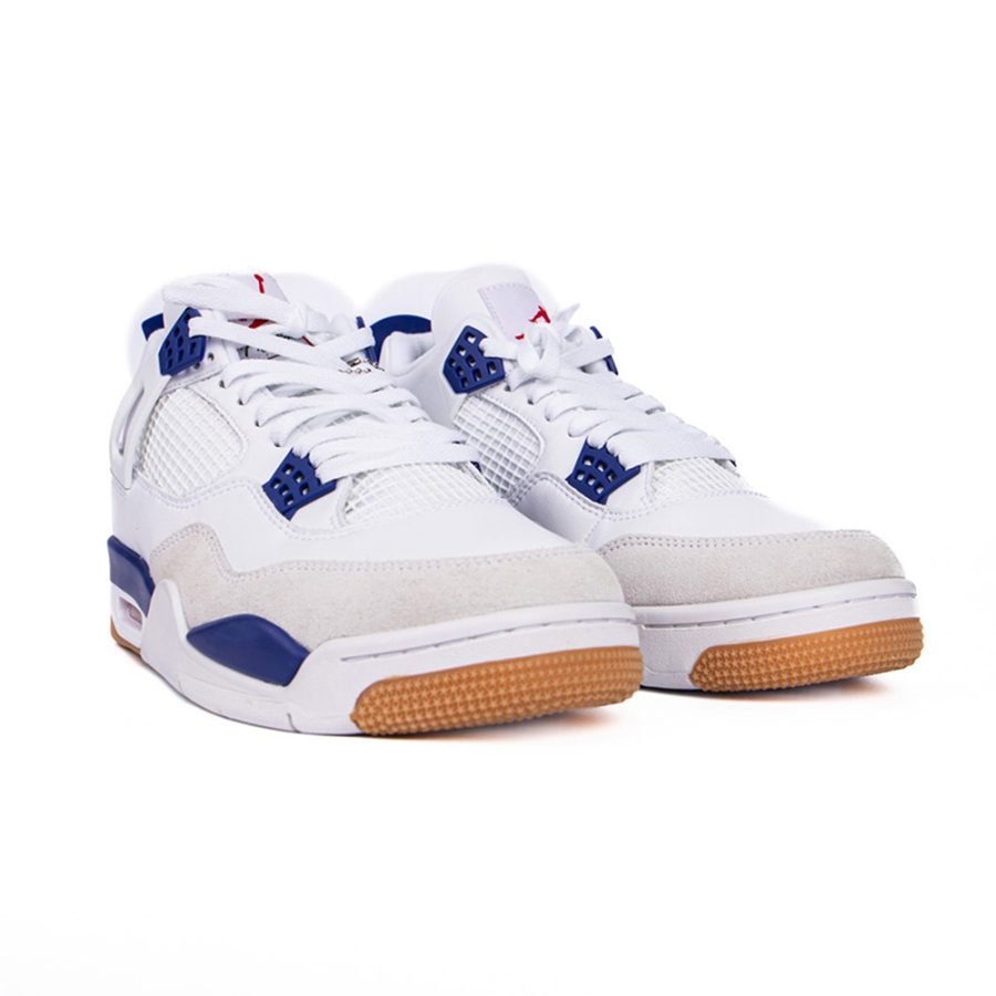 Nike SB x Air Jordan 4 "White/Navy" - Image 9