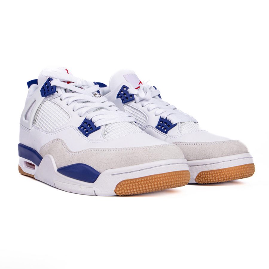Nike SB x Air Jordan 4 "White/Navy" - Image 8
