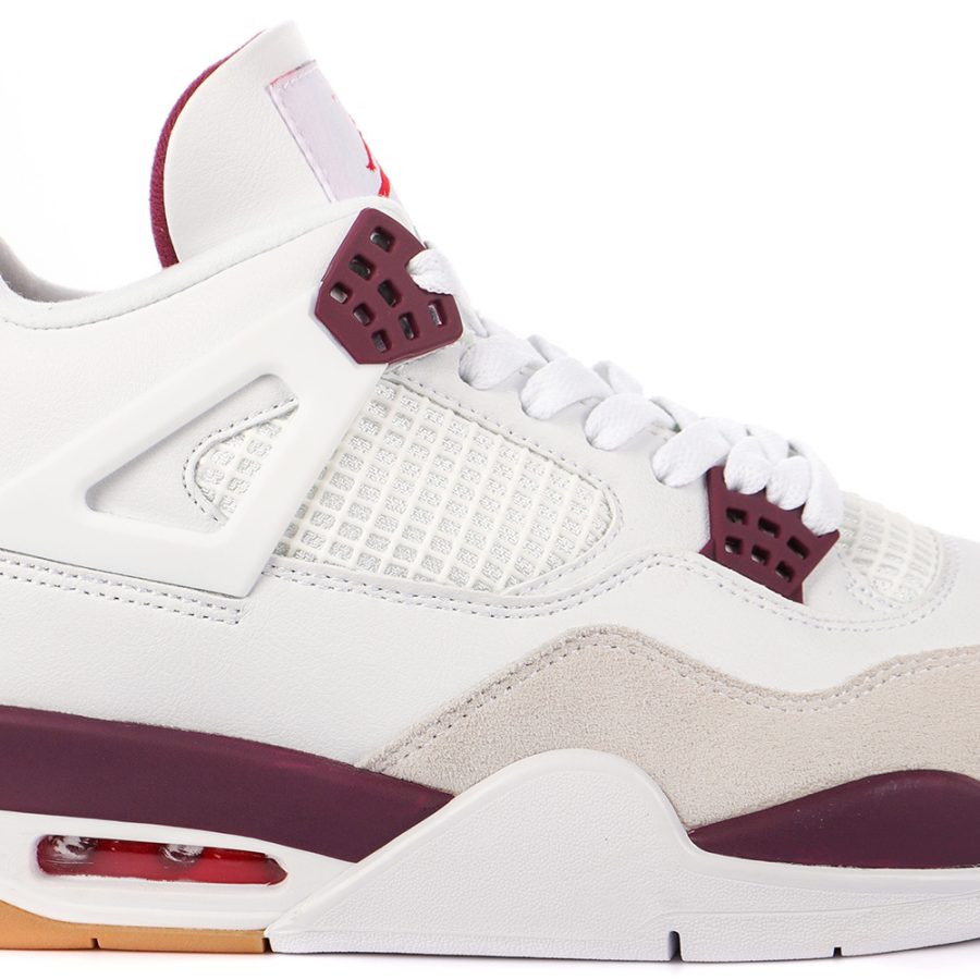 Nike SB x Air Jordan 4 AJ4 White Purple - Image 2