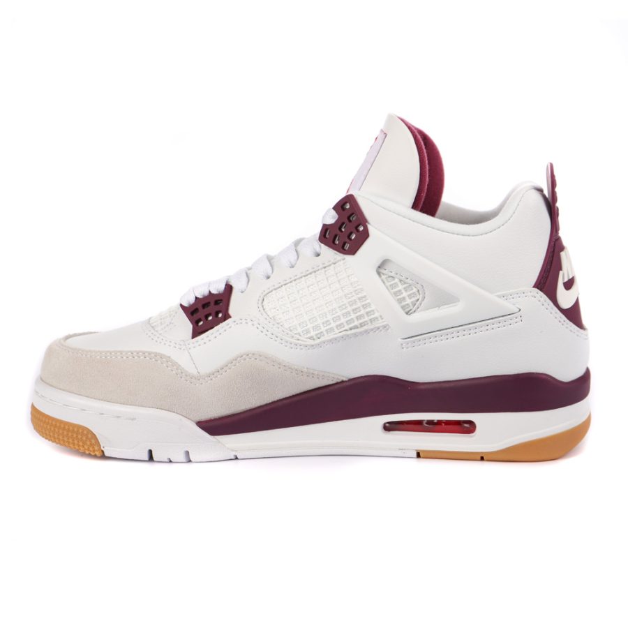Nike SB x Air Jordan 4 AJ4 White Purple - Image 3