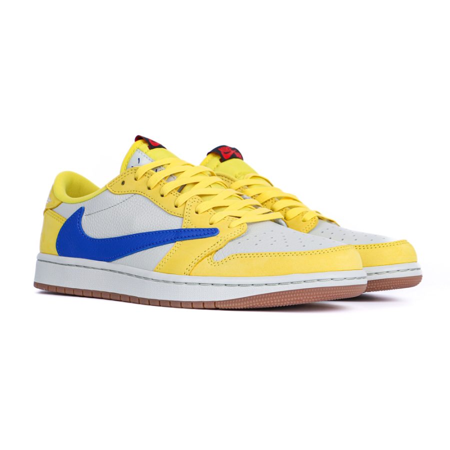 Travis Scott x Air Jordan 1 Retro Low OG SP 'Canary' - Image 8