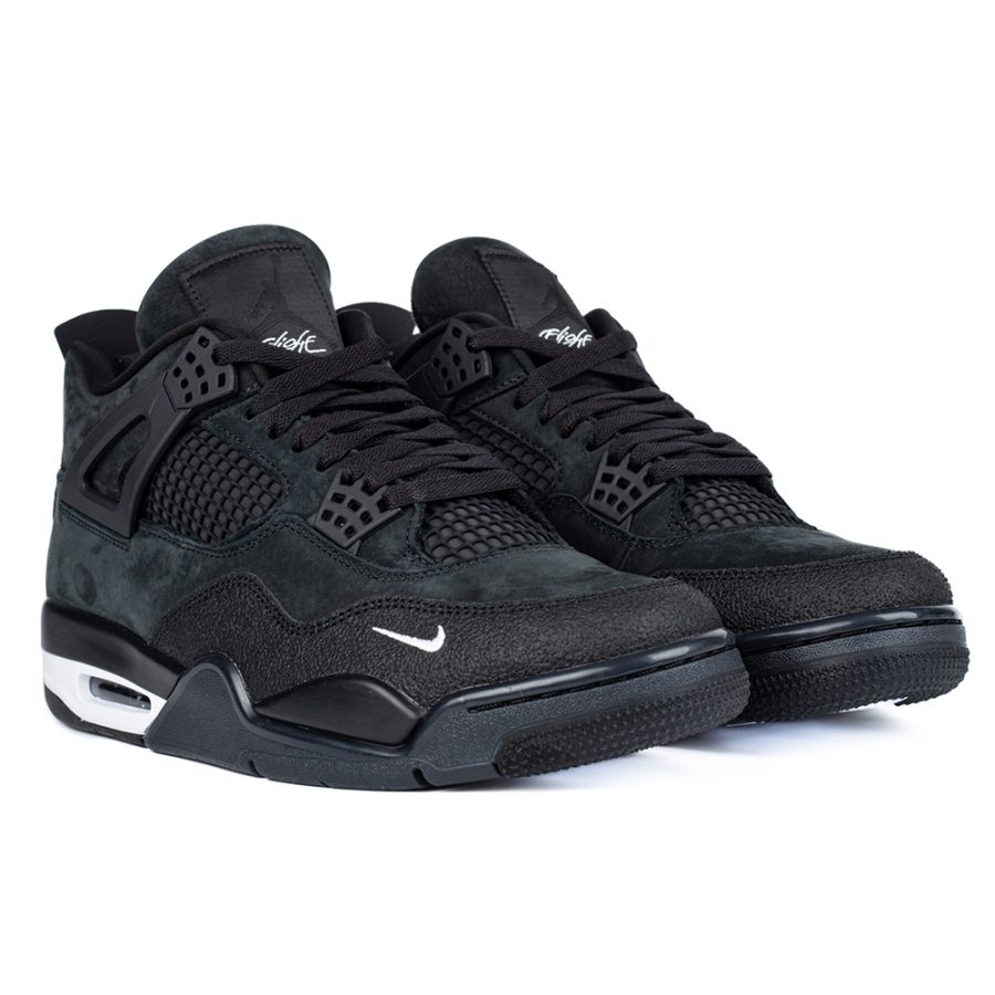 Nigel Sylvester x Air Jordan 4 'Firewood' Black - Image 8