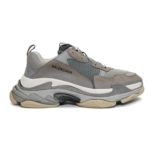 BALENCIAGA TRIPLE S 'GREY BLACK'