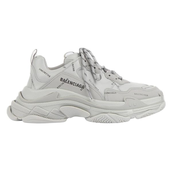 BALENCIAGA TRIPLE S 'ALLOVER LOGO - GREY'