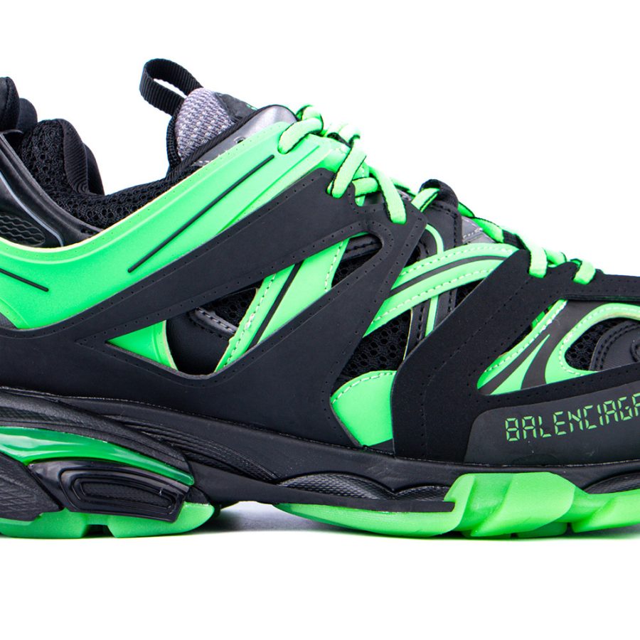 Balenciaga Track Trainer Sneaker Black Green - Image 2