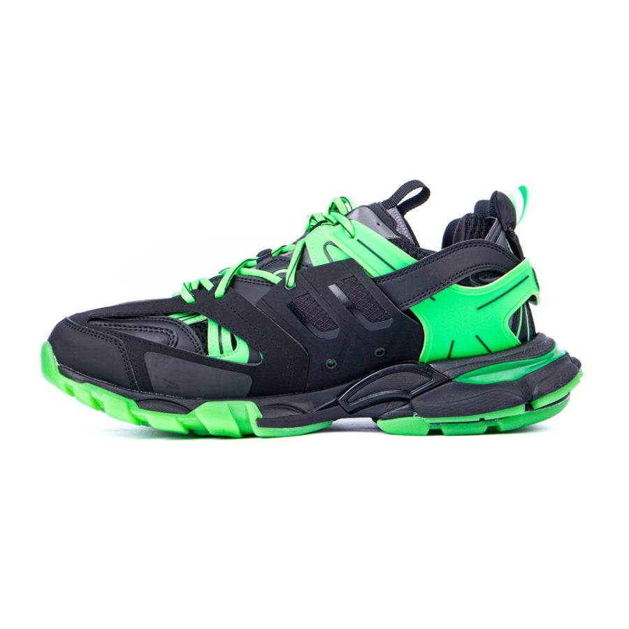Balenciaga Track Trainer Sneaker Black Green - Image 3