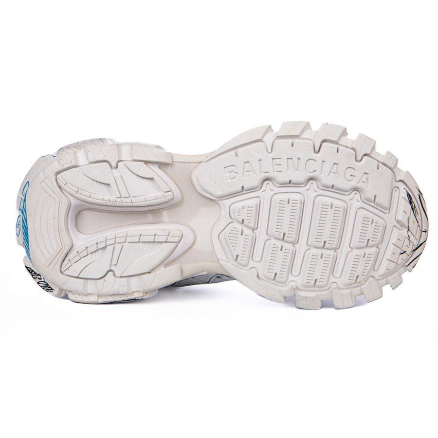 Balenciaga Track 3.0 White Blue Black High Art Graffiti - Image 8