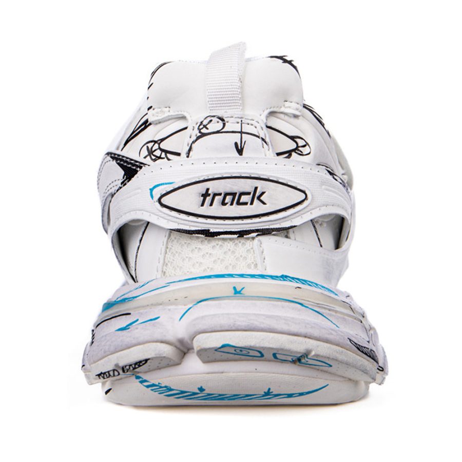 Balenciaga Track 3.0 White Blue Black High Art Graffiti - Image 6