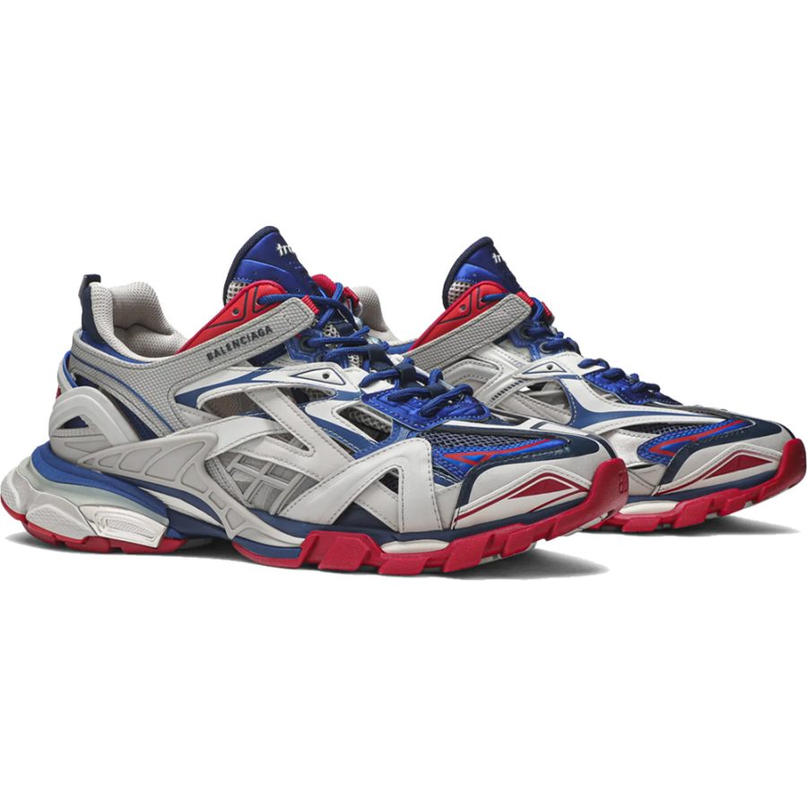 Balenciaga Track 2 'Beige Blue Red' - Image 8