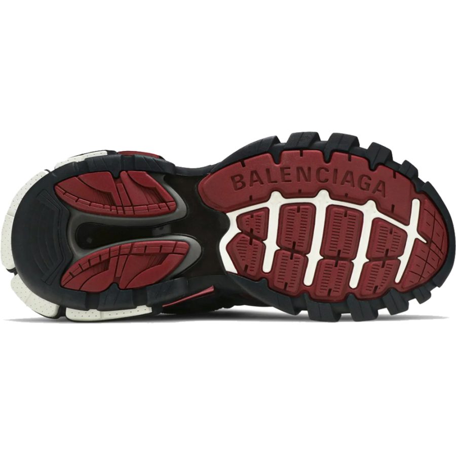 Balenciaga Track.2 Trainer 'Black Burgundy' - Image 4