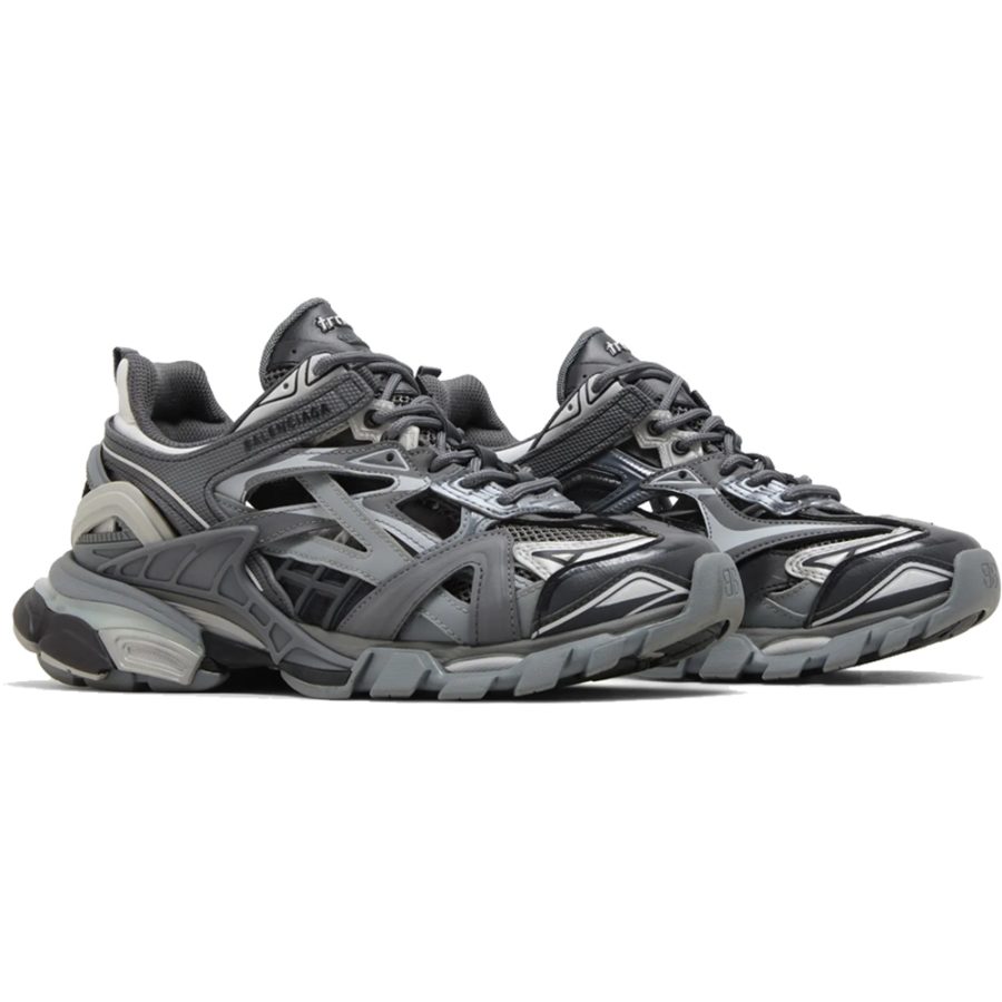 Balenciaga Wmns Track.2 Sneaker 'Grey Black' - Image 8