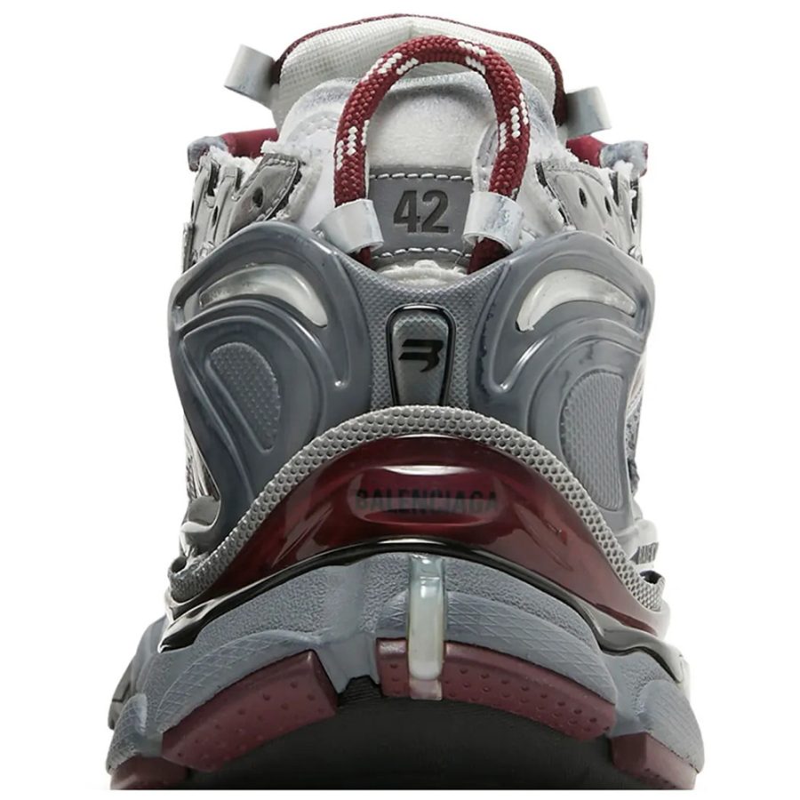 Balenciaga Runner Sneaker 'Burgundy' - Image 7