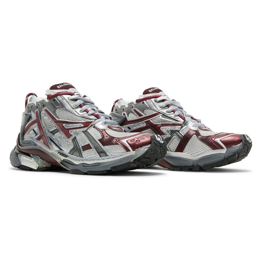 Balenciaga Runner Sneaker 'Burgundy' - Image 8
