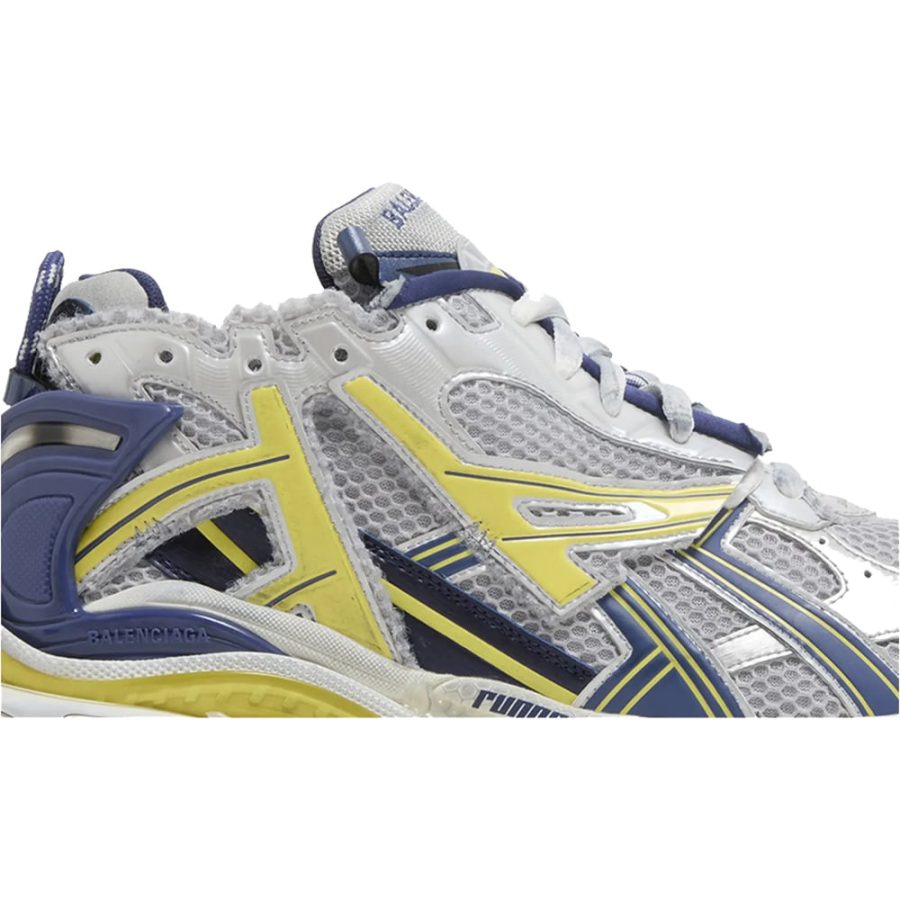 Balenciaga Runner Sneaker 'White Blue Yellow' - Image 2