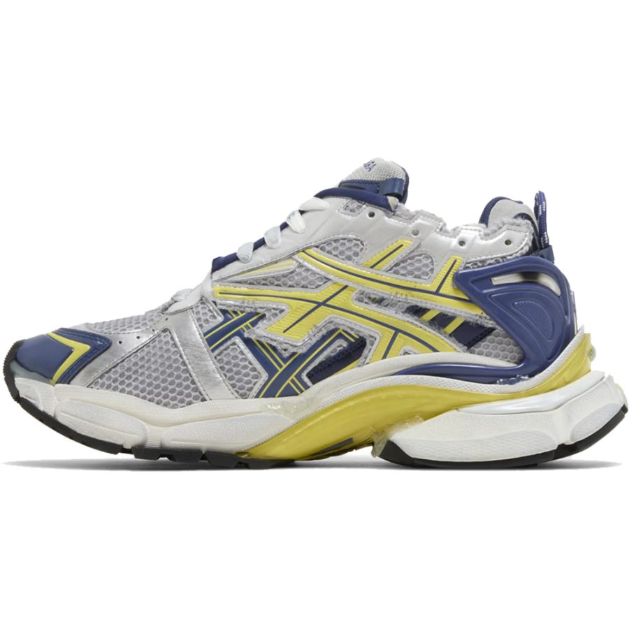 Balenciaga Runner Sneaker 'White Blue Yellow' - Image 3