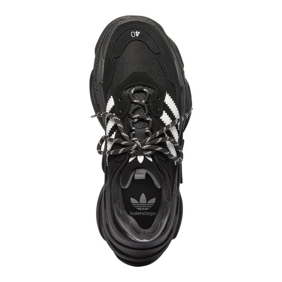 Adidas x Balenciaga Triple S Sneaker 'Black' - Image 3