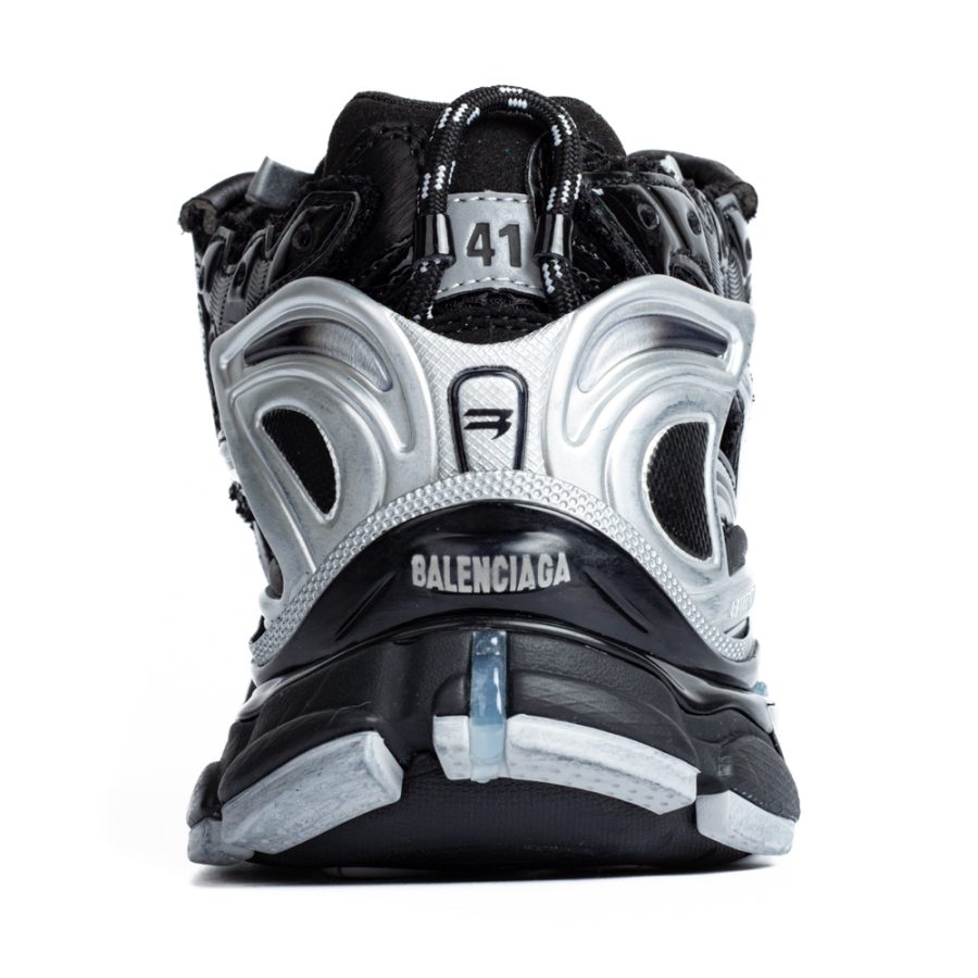 Balenciaga Runner Sneaker "Black silver" - Image 7