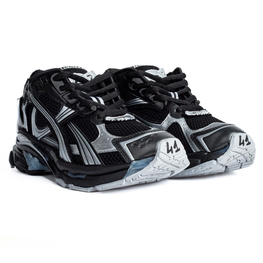 Balenciaga Runner Sneaker "Black silver" - Image 8