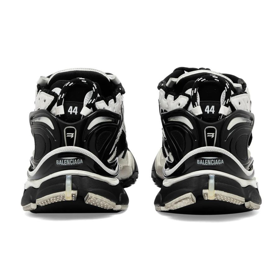 Balenciaga Runner Sneaker 'White Black' - Image 3