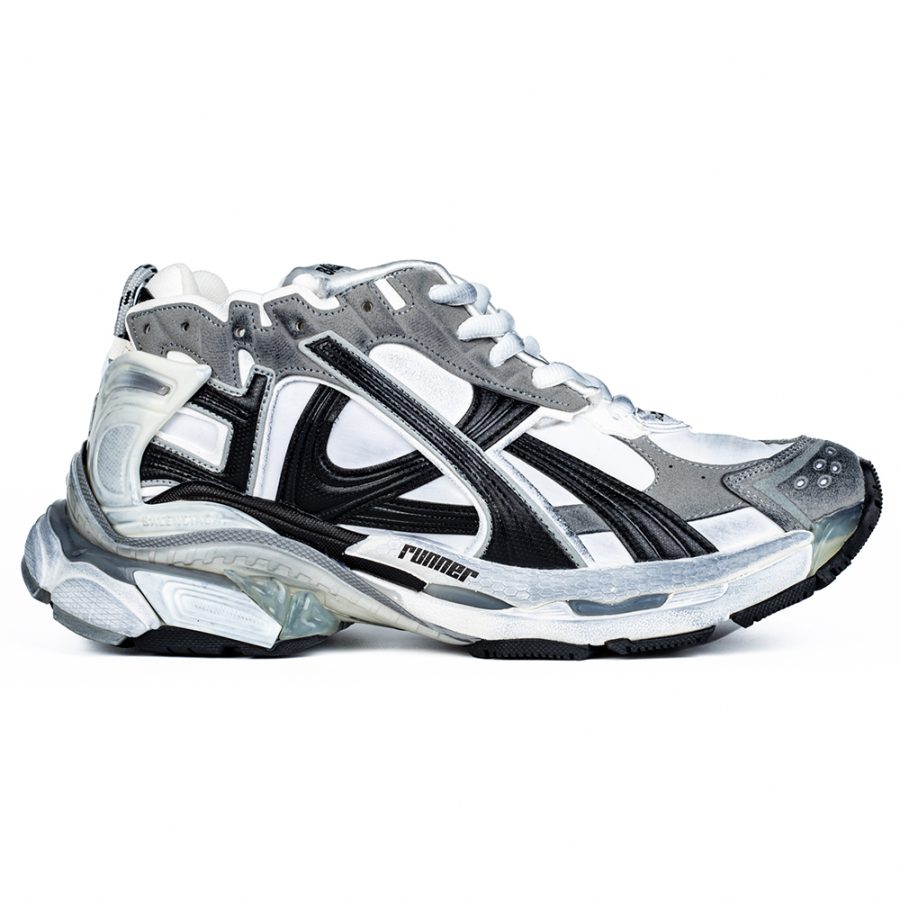 Balenciaga Runner Sneaker 'Worn-Out - Grey White Black'