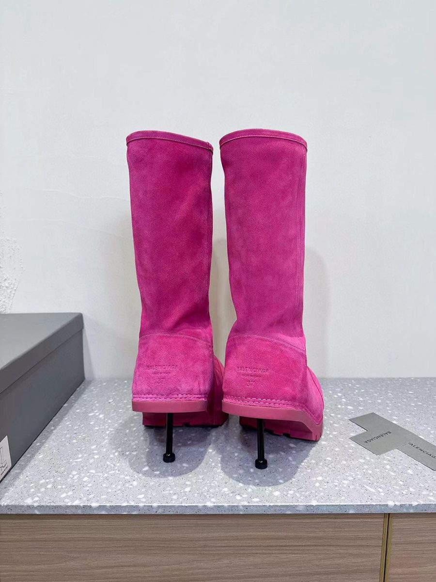 Balenciaga Alaska Fur 90mm Tall Boots - Image 6
