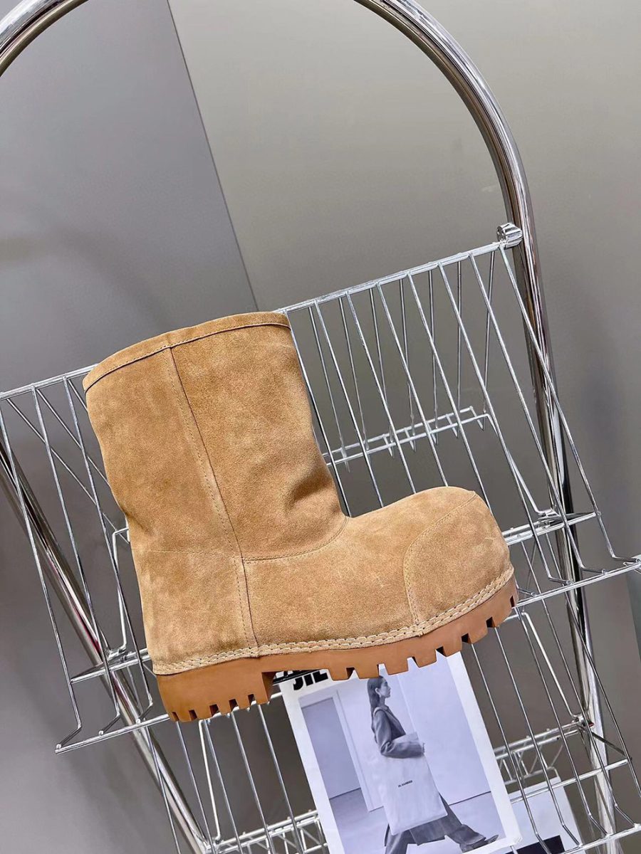 Balenciaga Alaska Fur Boots "Brown" - Image 5