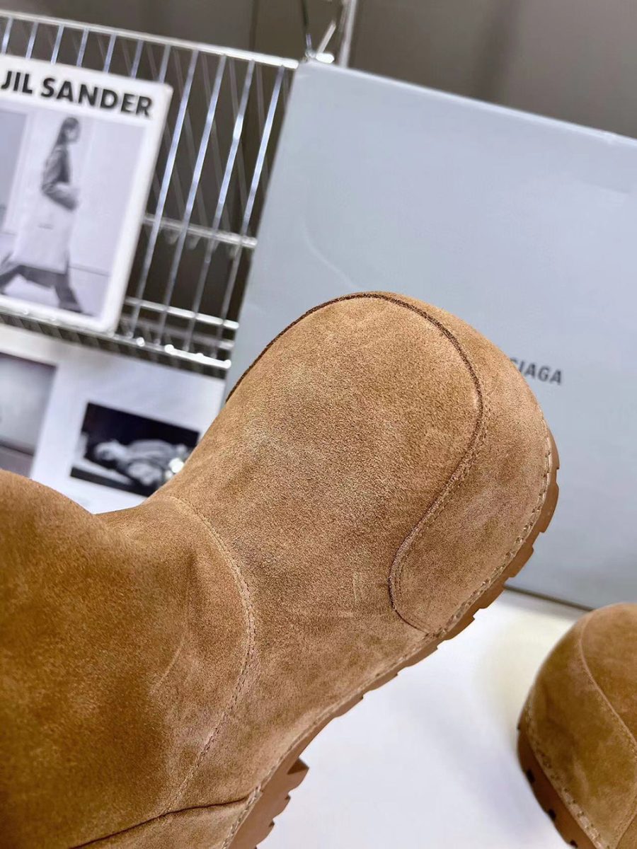 Balenciaga Alaska Fur Boots "Brown" - Image 8