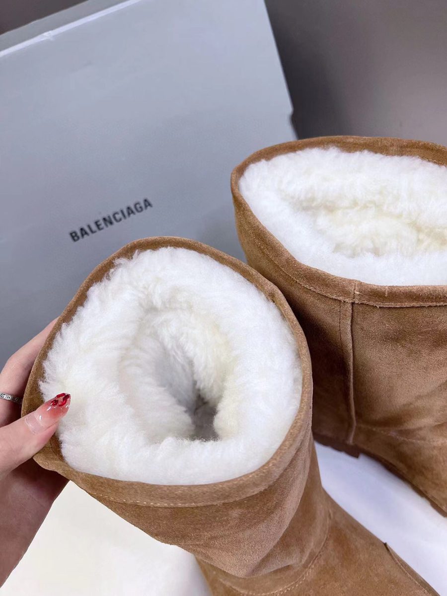 Balenciaga Alaska Fur Boots "Brown" - Image 7