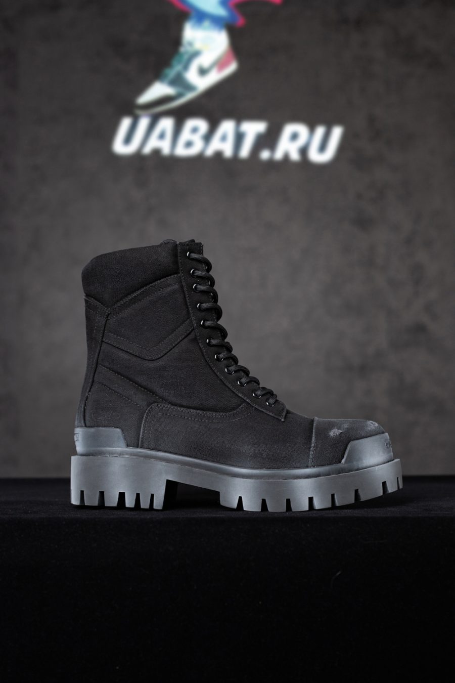 Balenciaga lace-up combat boots - Image 2