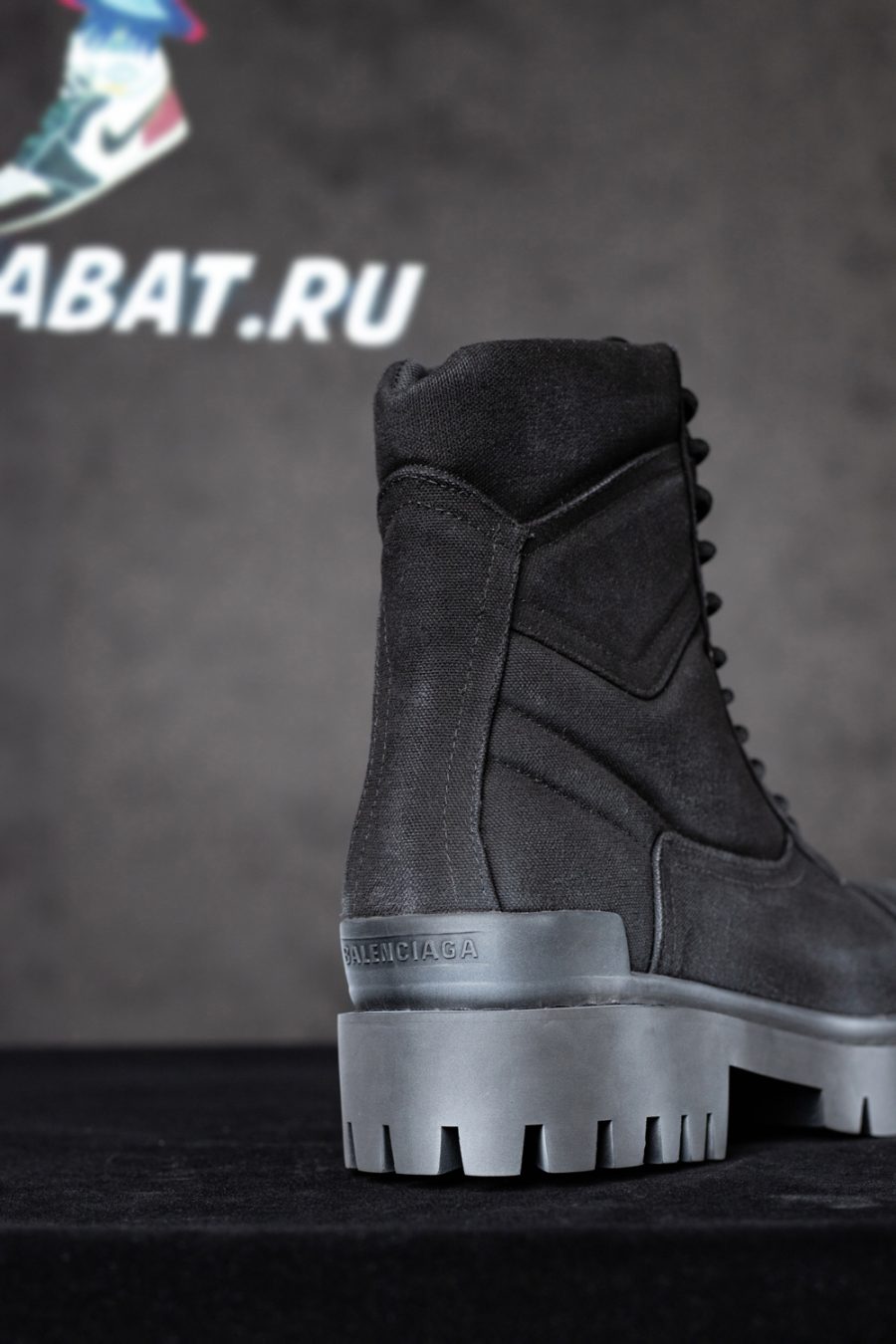 Balenciaga lace-up combat boots - Image 13