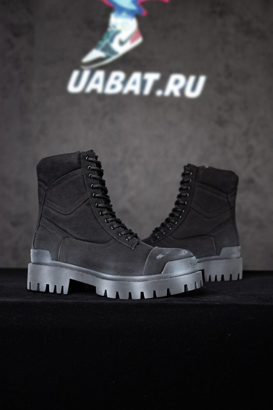 Balenciaga lace-up combat boots - Image 6