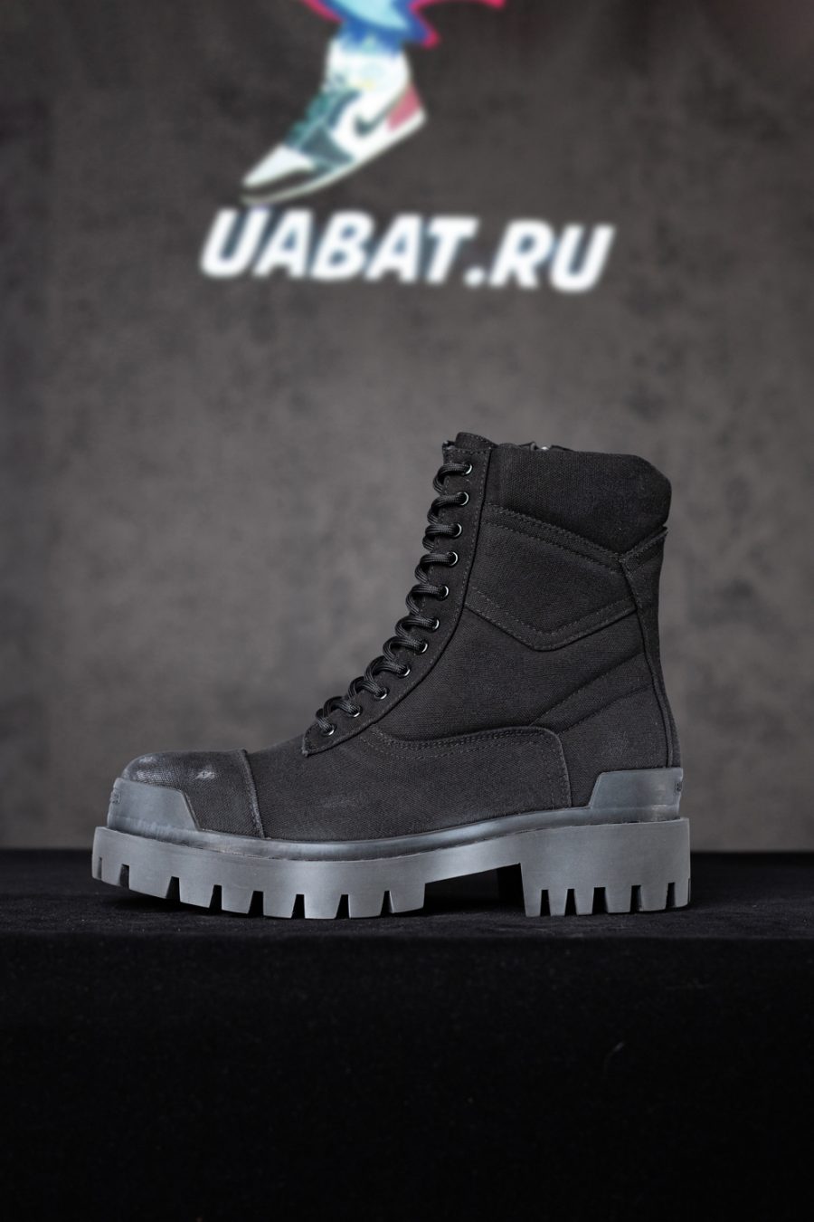 Balenciaga lace-up combat boots - Image 9