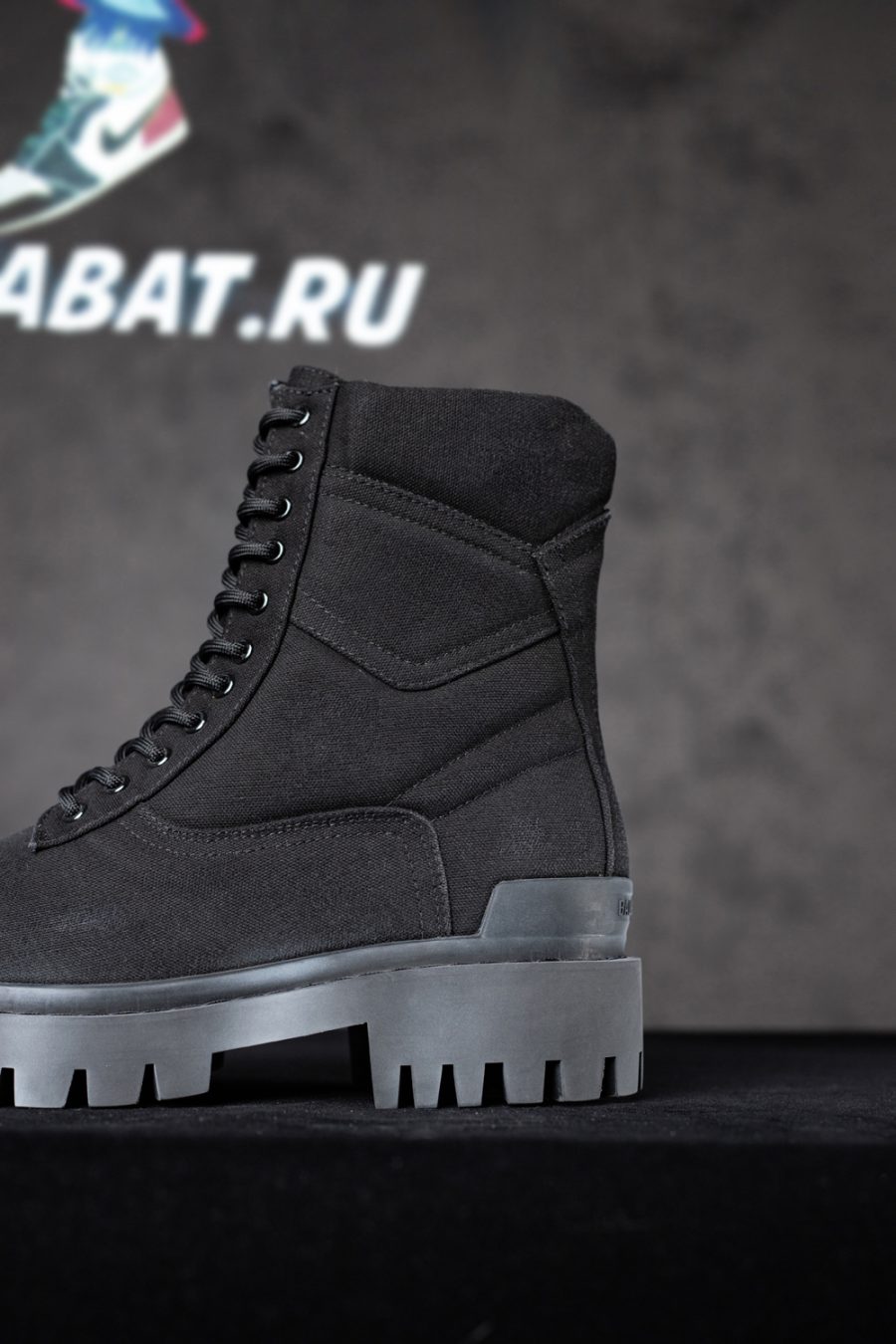 Balenciaga lace-up combat boots - Image 12